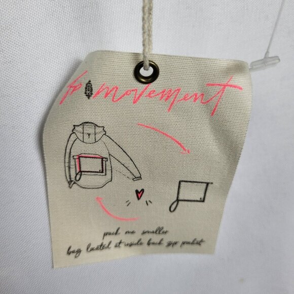 Free People Movement Singing In The Rain Jacket Small Green Hooded Packable NWT - Picture 9 of 14